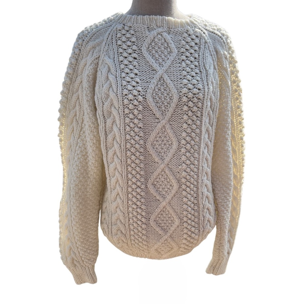 Vintage Fisherman’s Chunky Cable knit Oversized Sweater
